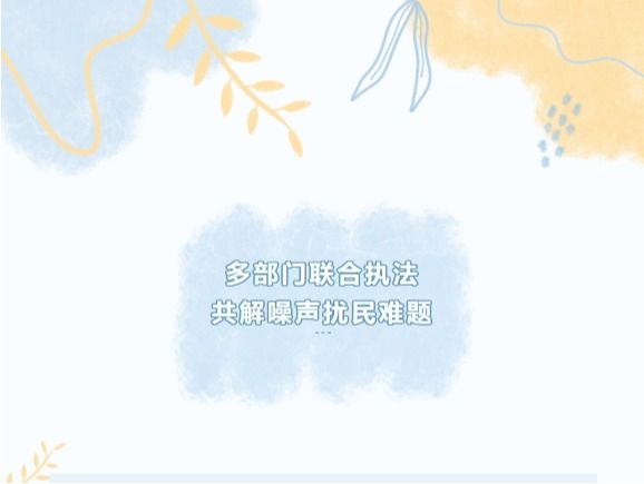 镇康县综合行政执法局响应群众诉求开展噪声扰民联合执法检查工作